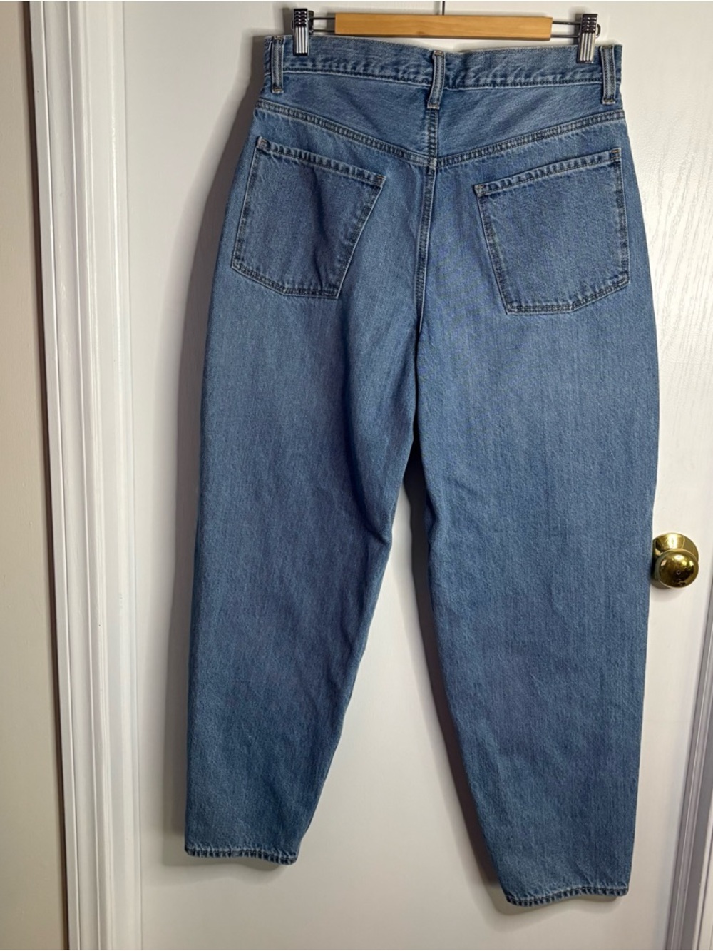 Balloon Old Navy High-Rise Women's Jeans - Blue 90’s - Picture 2 of 8